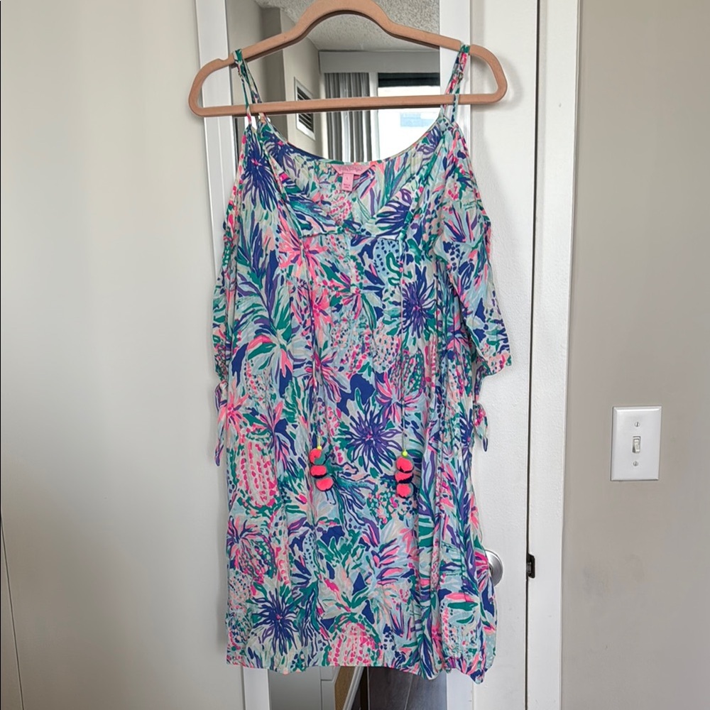 Lilly Pulitzer Colorful Tropical Print Dress